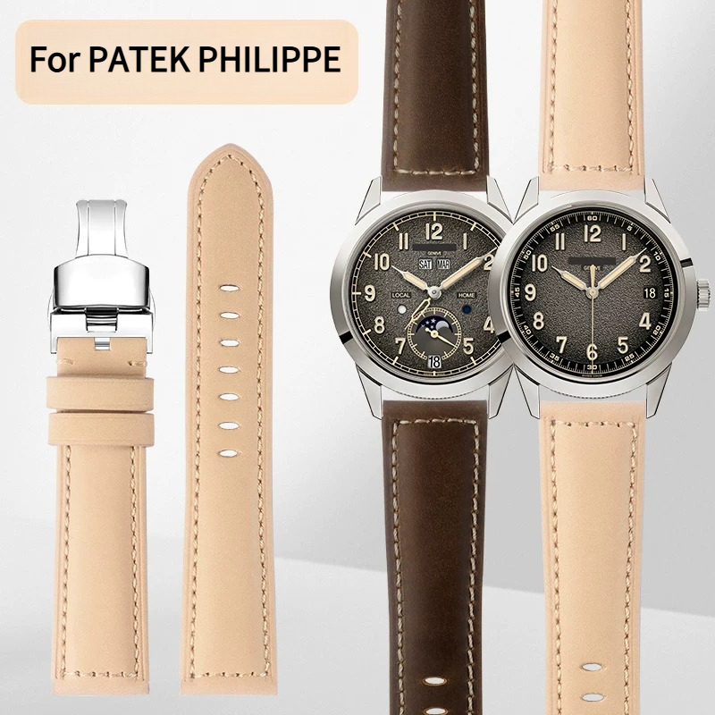 Patek Philippe Watch Calatrava - Przedłużony pasek do zegarka z prawdziwej