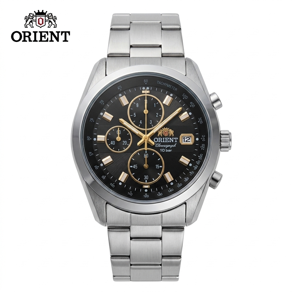 Seiko Watch Presage - Męski zegarek sportowy Orient z chronografem