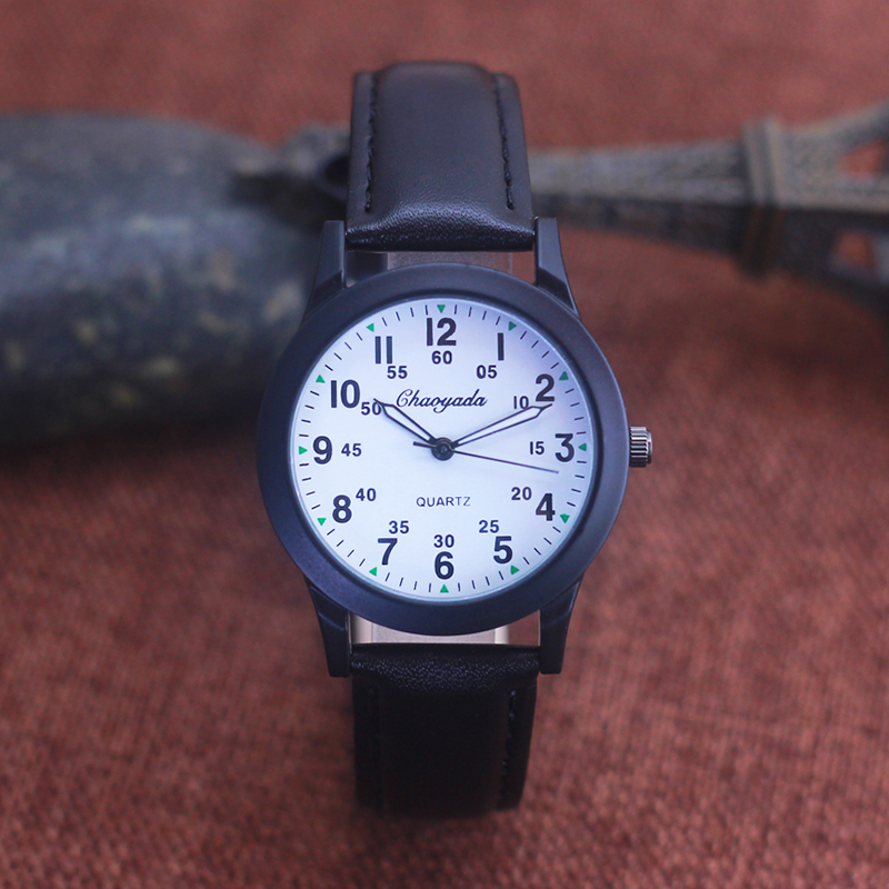 Leather Watch Band Men - Chaoyada moda mężczyźni chłopcy skórzany pasek