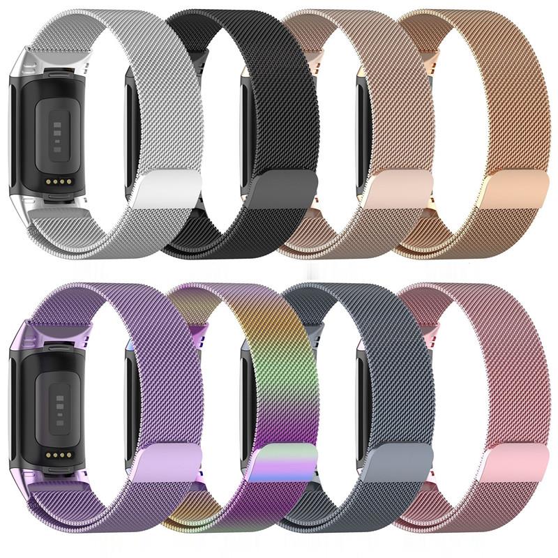 Milanese Loop Magnetic - Metalowa opaska do Fitbit Charge 5