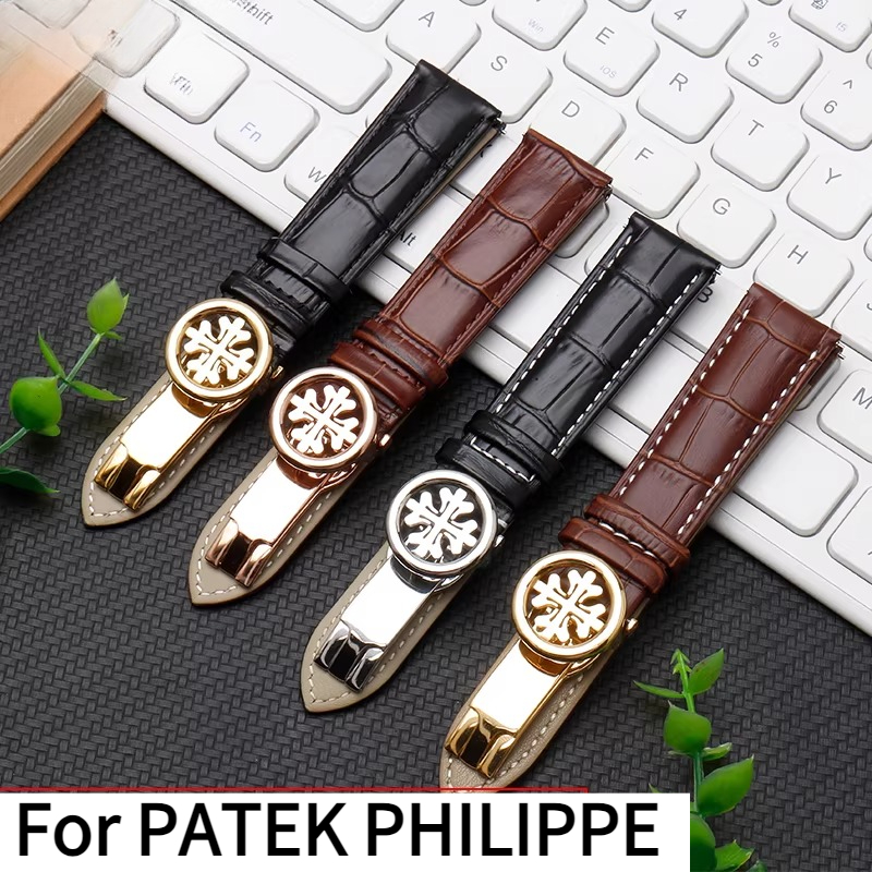Patek Philippe Watch Calatrava - Pasek do zegarka z prawdziwej skóry,