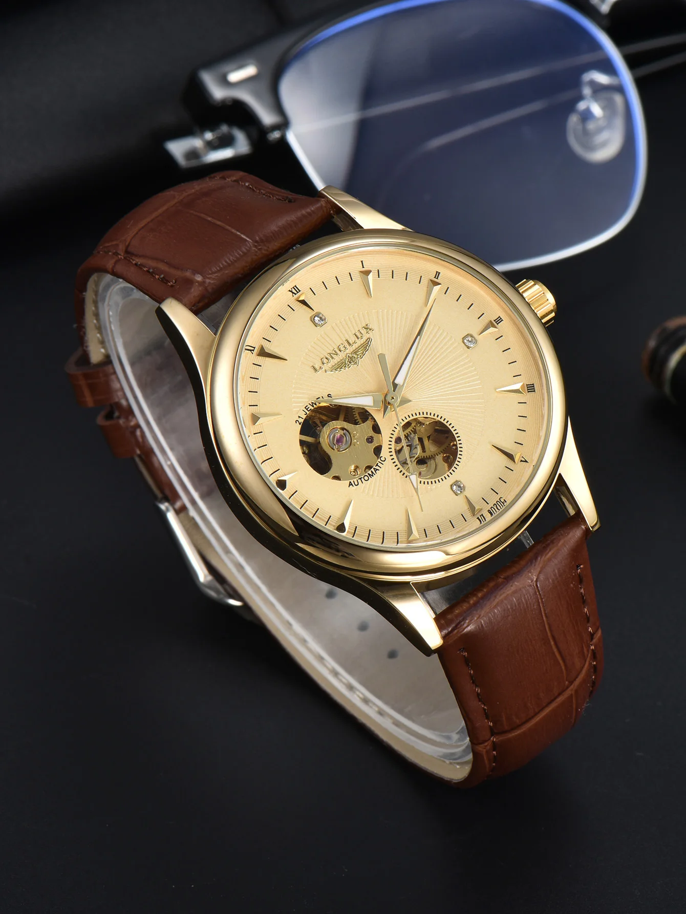 Seiko Watch Presage - Zegarek automatyczny LONGLUX, elegancki styl, hurtowa