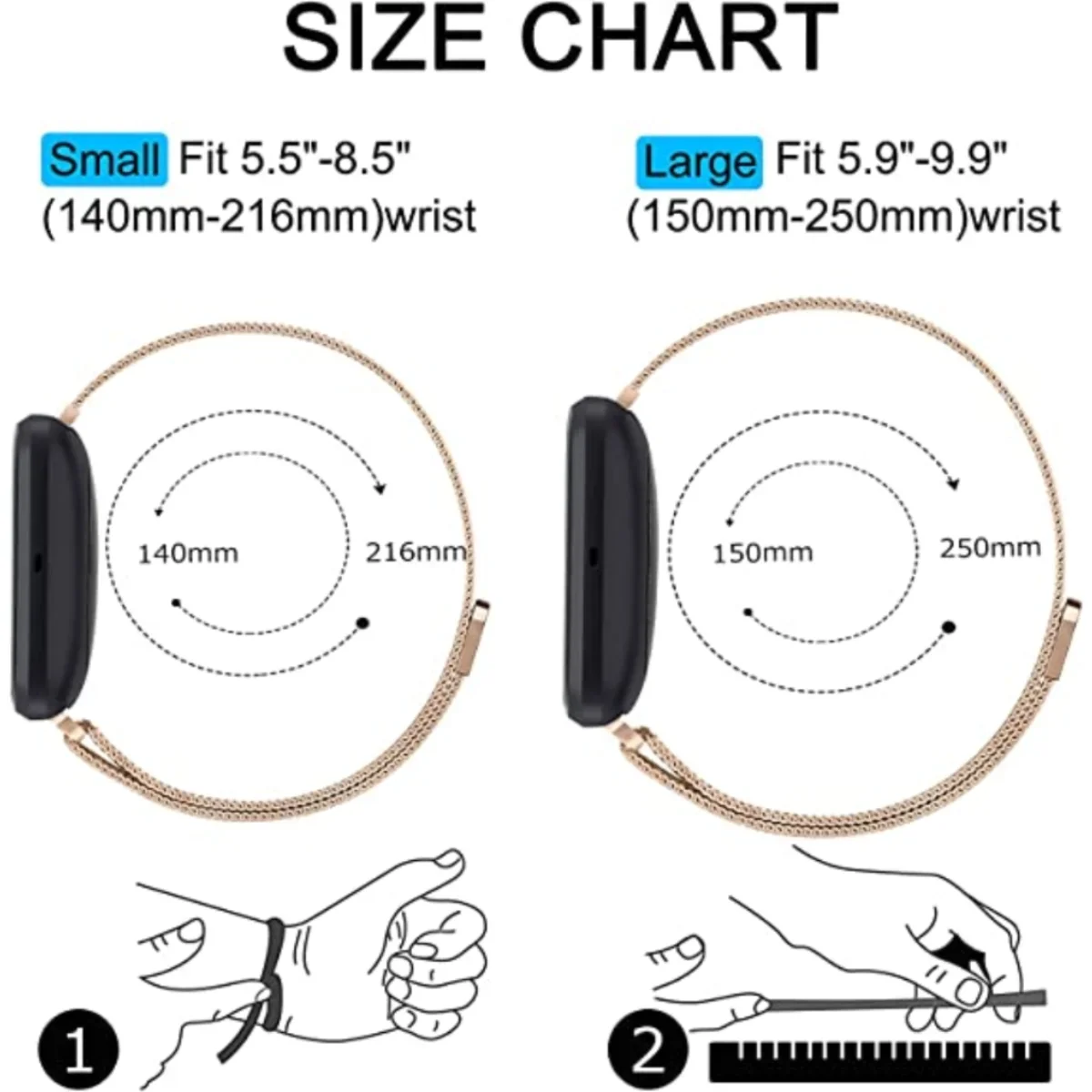 Pasek mediolański do Fitbit Ve – Milanese Loop Magnetic recenzja i cena
