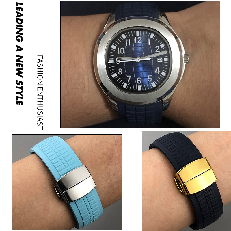 22mm metalowe piny, zakrzywion – Patek Philippe Watch Aquanaut recenzja i cena