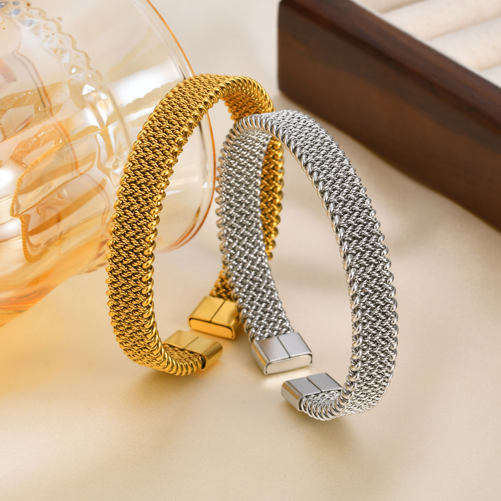 10mm pleciony rozciągliwy pase – Mesh Strap Metal recenzja i cena