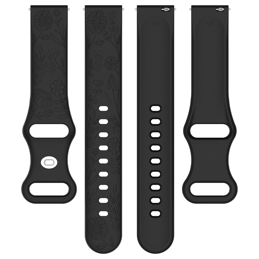 20 22mm 3D Kwiatowy Silikonowy – Silicone Watch Band 22Mm recenzja i cena