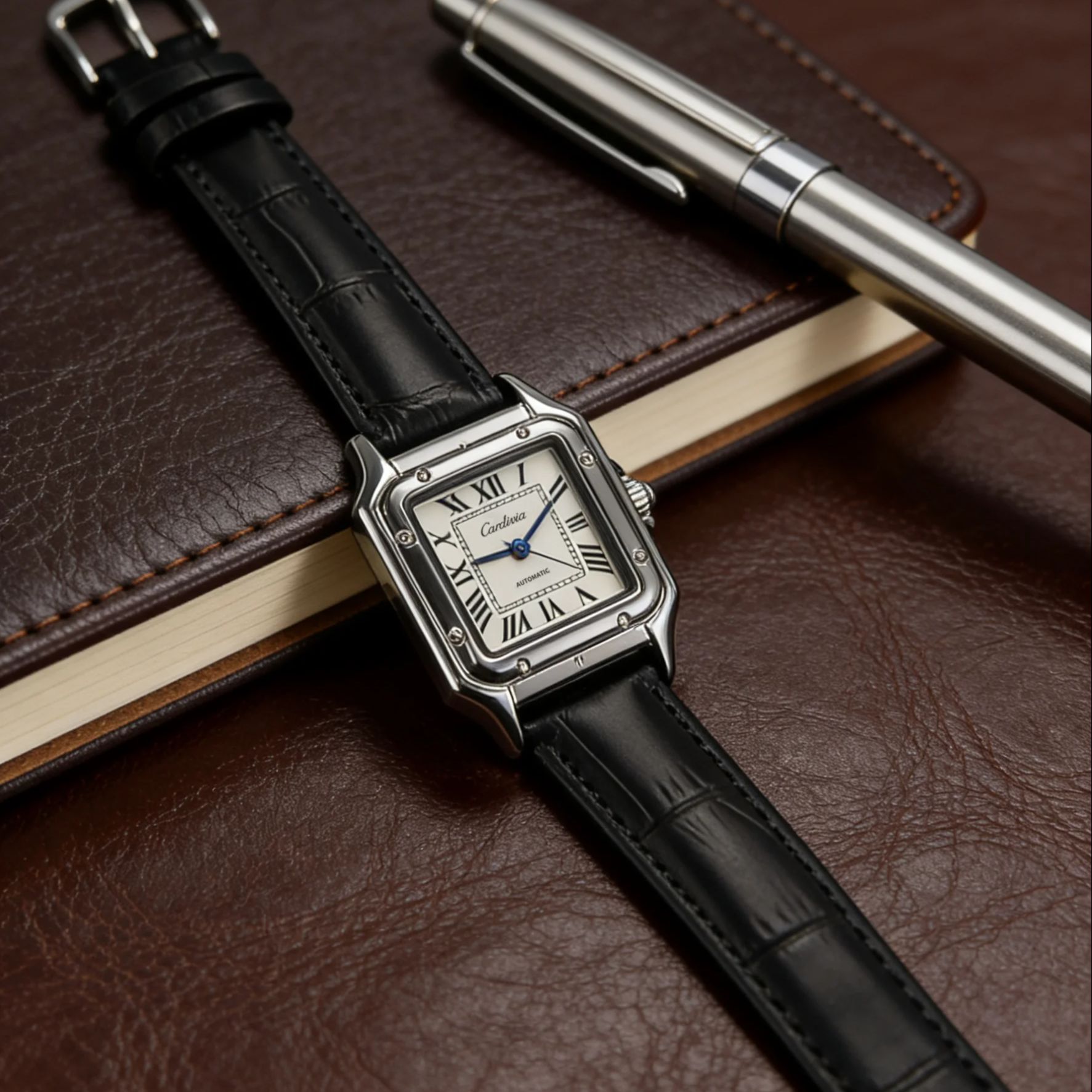 Damski zegarek kwarcowy w styl – Cartier Watch Santos recenzja i cena
