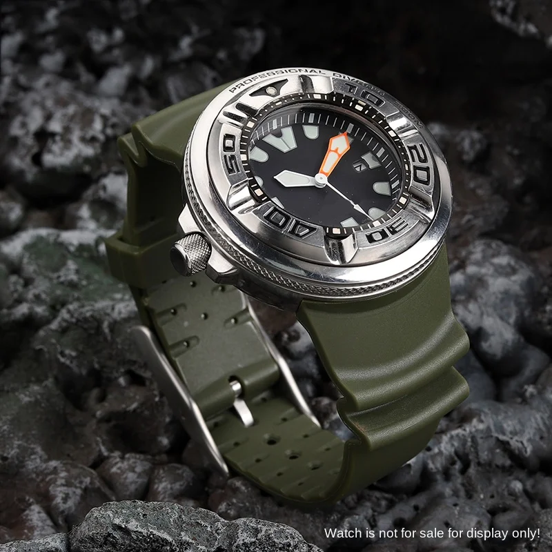 Pasek gumowy z zakrzywionym ko – Citizen Watch Promaster recenzja i cena