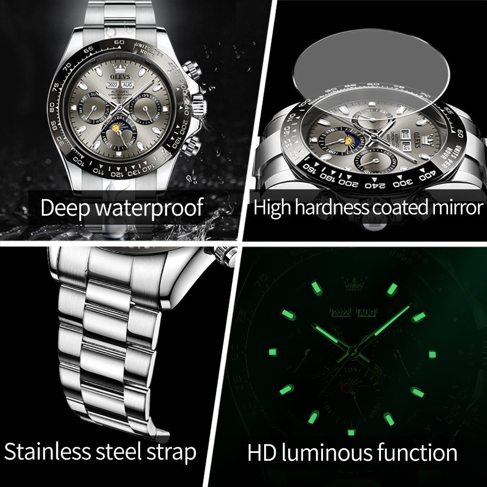 OLEVS 6654 luksusowy męski zeg – Rolex Watch Datejust recenzja i cena