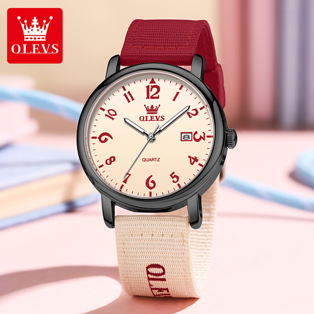 Zegarek kwarcowy OLEVS, nowy,  – Canvas Strap Watch recenzja i cena