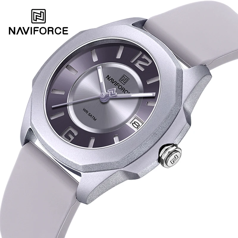 NAVIFORCE 7107 zegarek dla kob – Silicone Band Women recenzja i cena