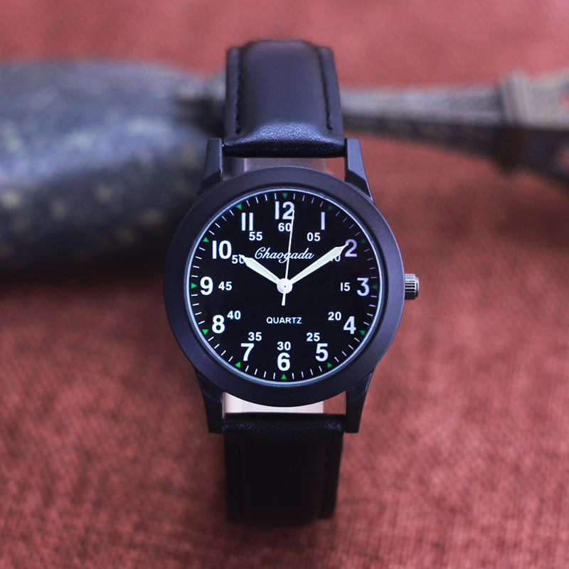 Chaoyada moda mężczyźni chłopc – Leather Watch Band Men recenzja i cena