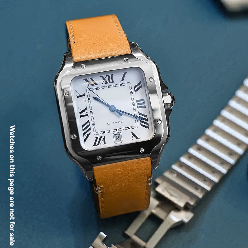 Pasek skórzany 19mm 21mm do ze – Cartier Watch Santos recenzja i cena