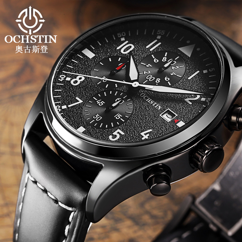 Oryginalne męskie zegarki chro – Leather Watch Band Men recenzja i cena